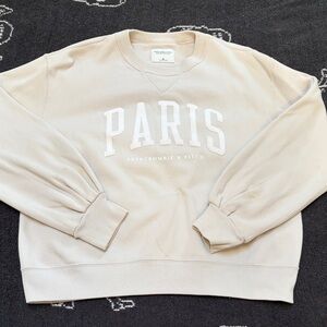 Abercrombie & Fitch Beige Crewneck Sweater sz M